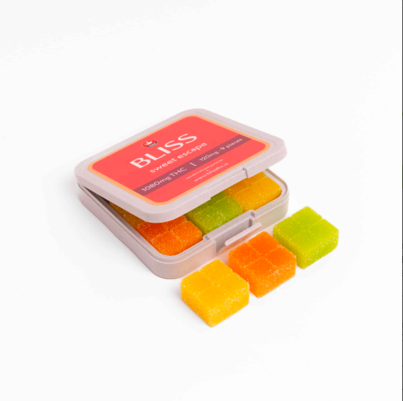 Sweet Escape Bliss Gummie: Cannabis THC Edible 1080mg